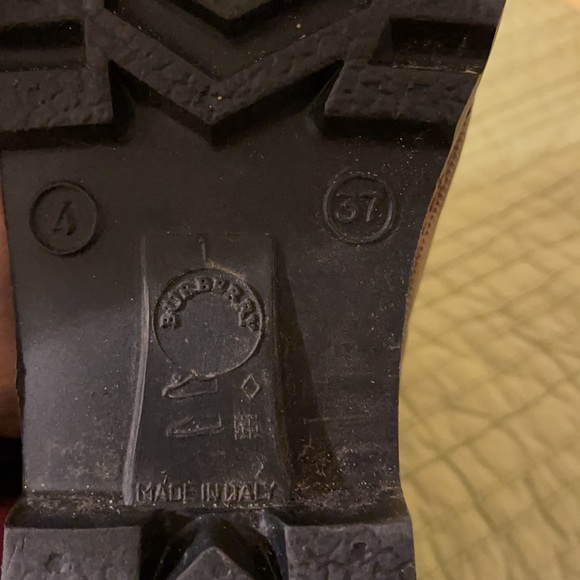 Burberry Rubber Rain Boots - Picture 5 of 9